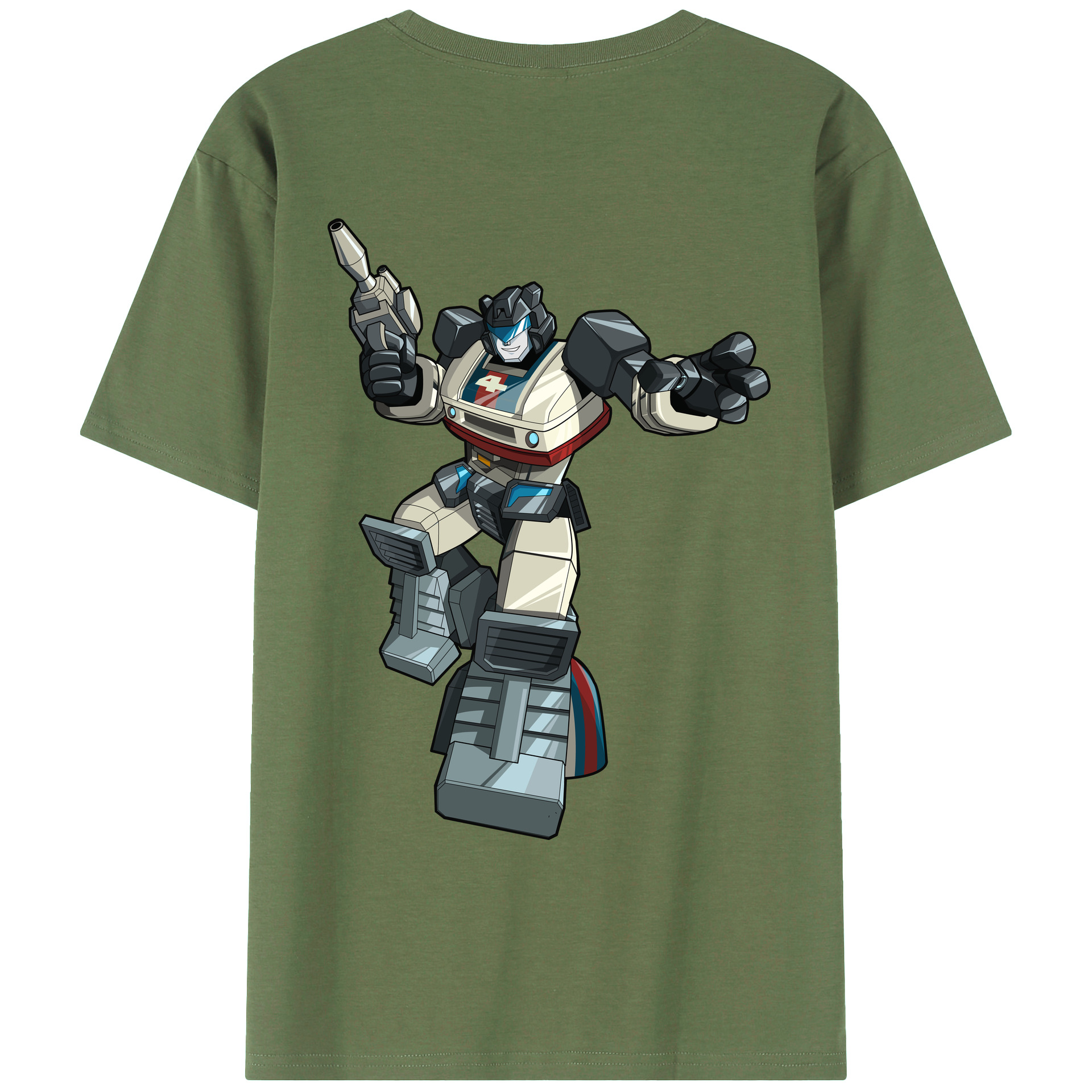 （画像用）  綿100％ メンズ半袖Tシャツ（バックプリント） 通気性